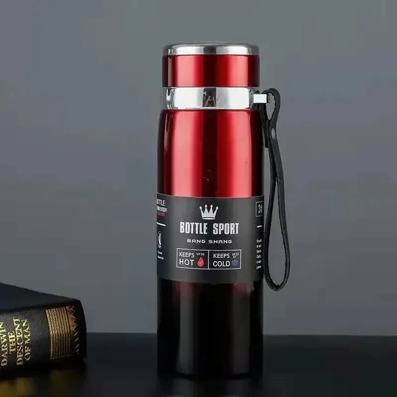 316 Stainless Steel Insulated Mug Outdoor Car Travel Mug Large Capacity Mug Thermos Double Layer Stainless Steel Water Bottle