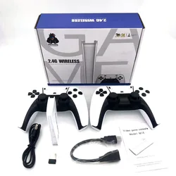 M15 4K HD Console di gioco P5 2.4G controller Wireless 20 + simulatori GB2 DDR3 256MB 128G 40000 giochi Console per videogiochi retrò