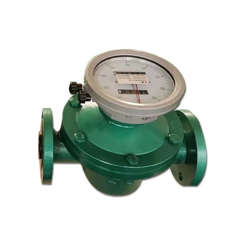 

Pointer display Heavy oil flow meter fuel oval gear flowmeter