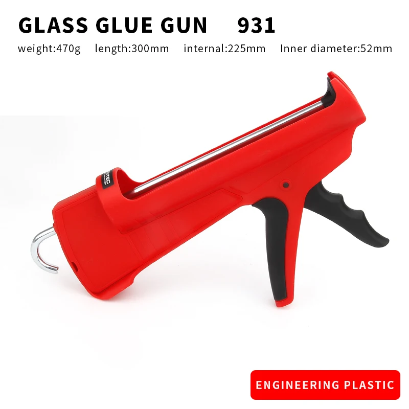 1Pcs DURATEC Caulking Gun New Style Lightweight Manual Glass Glue Applicator Universal Structure Cylindrical Pressing Glue Gun