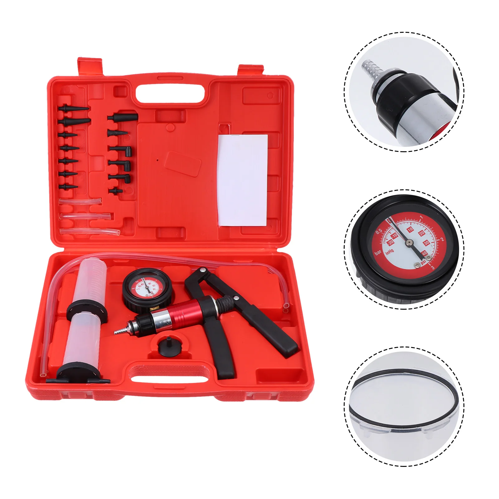 Storage Bin Hand Vacuum Pump Car Supplies Brake Fluid Bleeding Tool Clutch Kit Bleeder