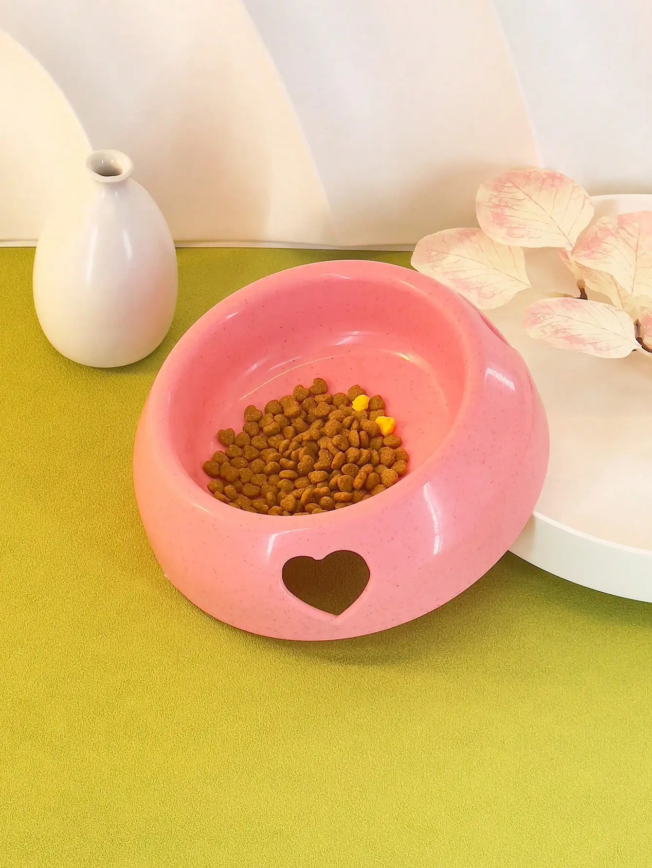 A good quality Pet Bowl Dog Bowl Dog Bowl Cat Bowl Cat Bowl upset dog food cat food bowl plate pet supplies suitable for small,