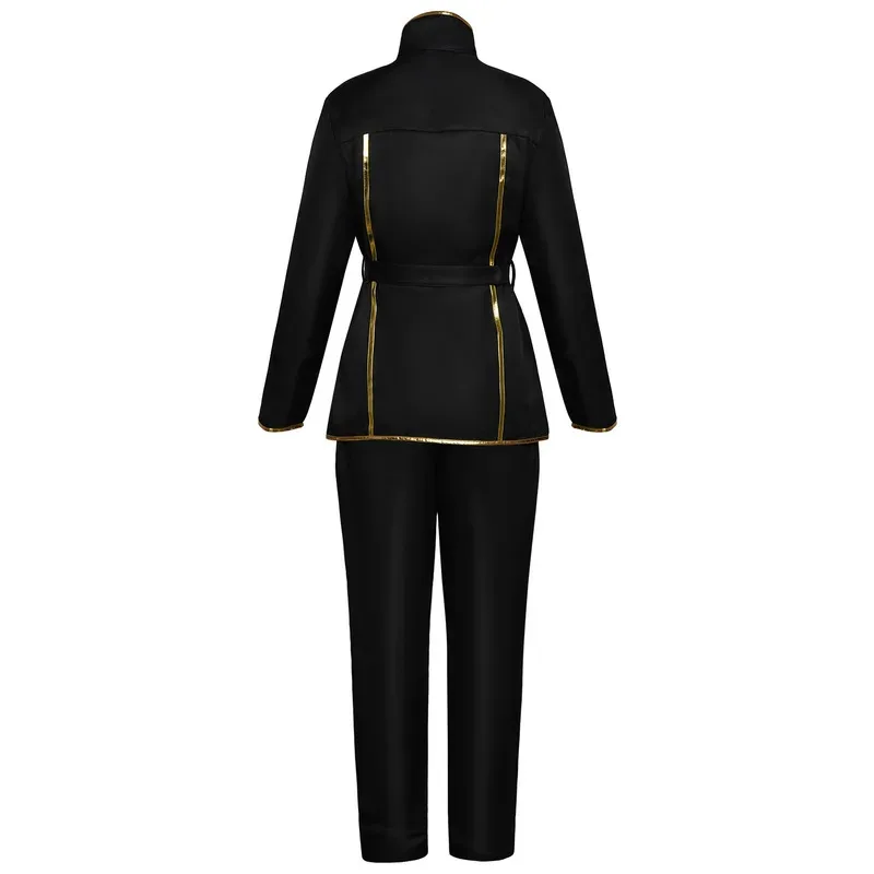 4 قطعة أنيمي رمز GEASS Lelouch من التمرد Lelouch Lamperouge تأثيري حلي هالوين حفلة الرجال معطف + بانت + حزام وتتسابق