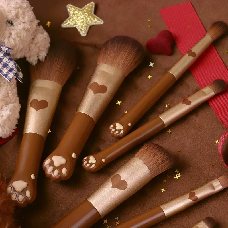 

Flower Know Flower Knowsmini Makeup Brush Set Makeup Flat Head Brush Beauty Super Soft Makeup