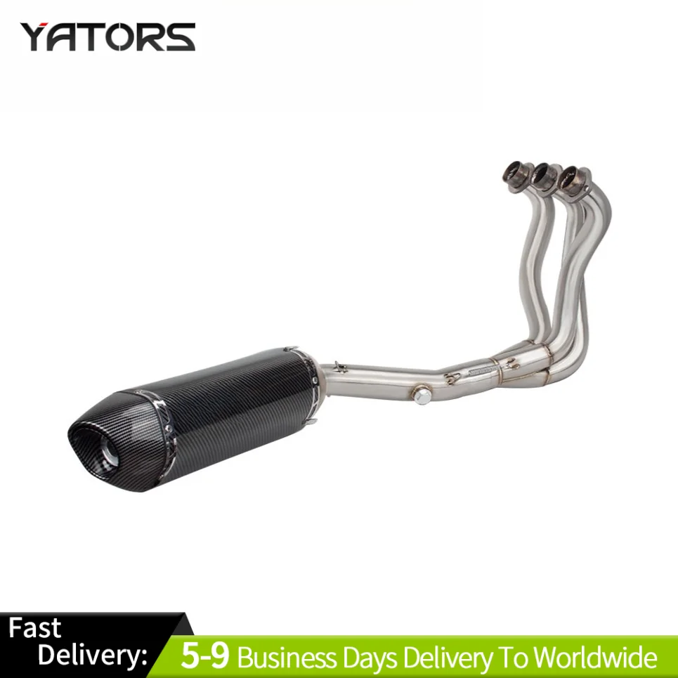 

For Yamaha FZ09 MT-09 2020-2020 Exhaust Front Pipe Muffler Tips Whole System Exhaust Systems Exhausts Pipes