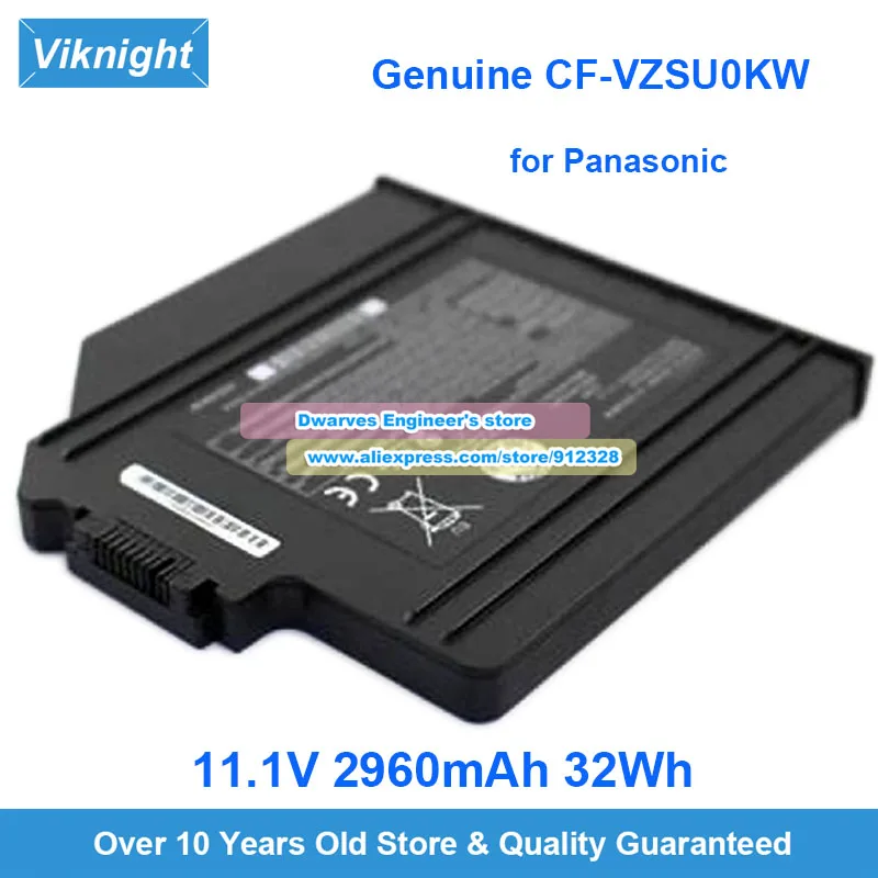 

Оригинальный аккумулятор CF-VZSU0KW 11,1 В, 2960 мАч, 32 Втч для Panasonic CF-54 CF-54 2-й отсек Cf-54mk1, 2-й медиаотсек