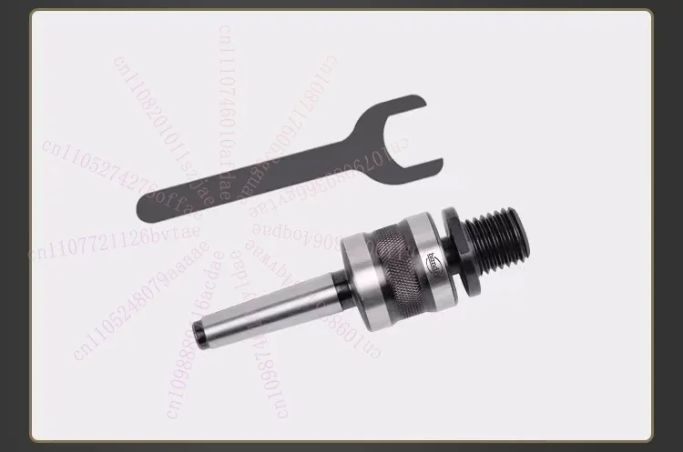 Woodworking Live Tailstock Chuck Adapter To 1' X 8TPI Thread Shaft with MT2 #2 Morse Taper Mount Lathe Accessories 45# Steel