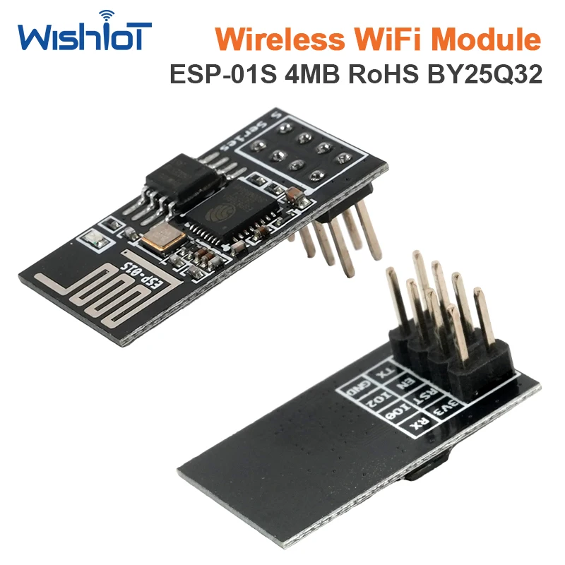 Module WiFi Série ESP-01S ESP8266 4 Mo Flash 3,3 V – Options pour le développement IoT sans fil
