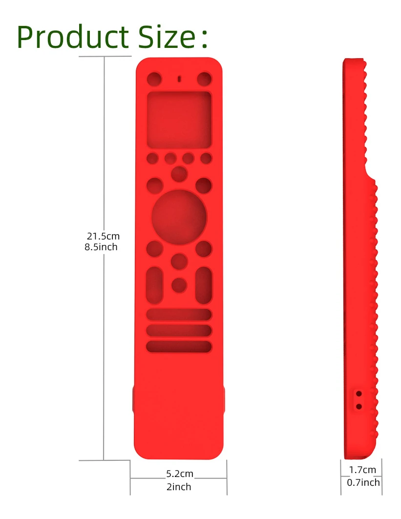 Silicone Remote Control Protective Case for Smart TVs from PHILIPS, SMART TECH, Caixun, THOMSON, SANSUI, and Other Brands