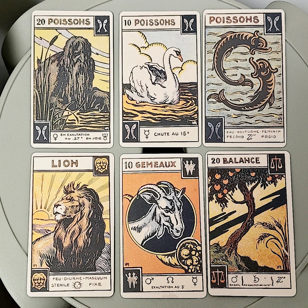 10.3*6cm Astrological Zodiac Tarot Card Deck, 