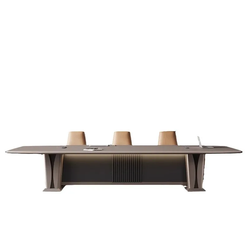 

Modern simple office conference light luxury conference table and chair meeting room business negotiation