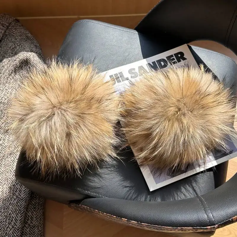 Winter Real Fox Fur Elastic Cuffs For Women Thickened Warm Cold-Proof Cuffs Elastic Women Fashion Fur Wrist Warmer Accesories