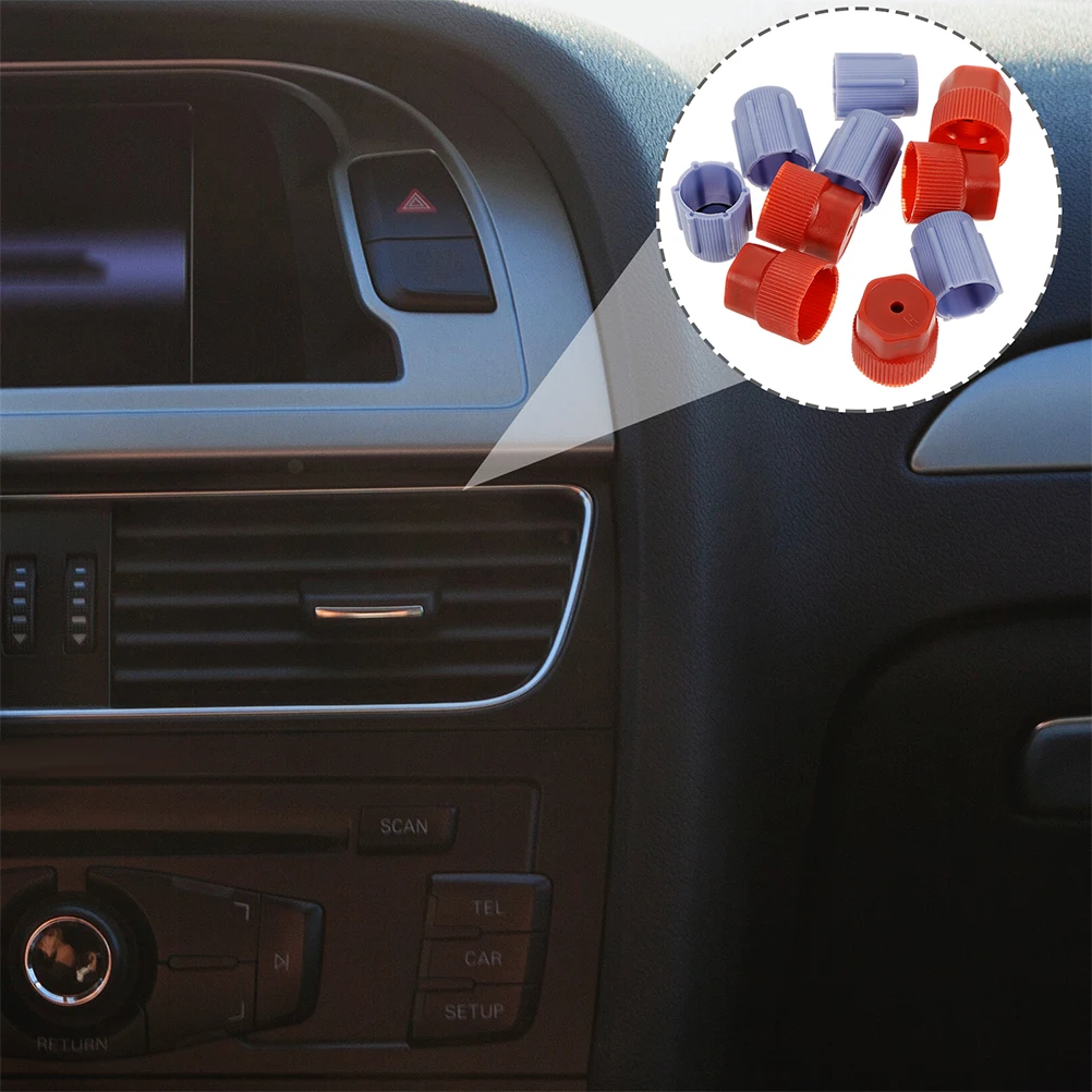 

20 Pcs Air Conditioning Repair Parts Valve Caps Core Kit for Car Charging Port Set