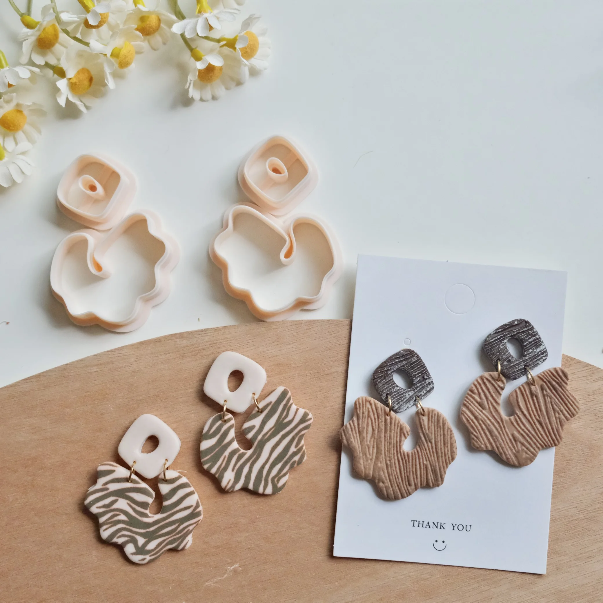 4Pcs Abstract Geome…