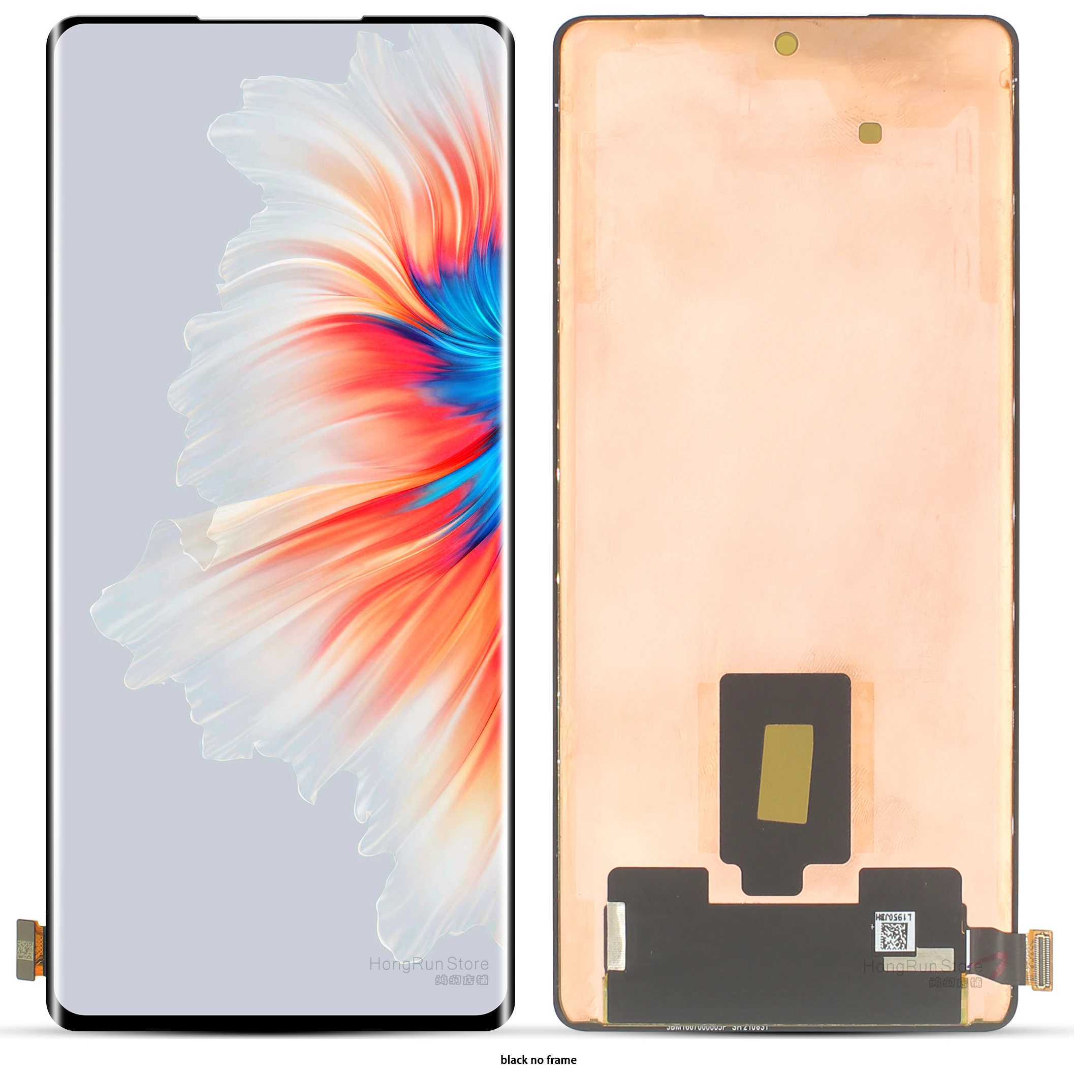 Super AMOLED Display For Xiaomi Mi Mix 4 Mix4 2106118C LCD Display Touch Screen with Frame Digitizer Assembly Repair Parts