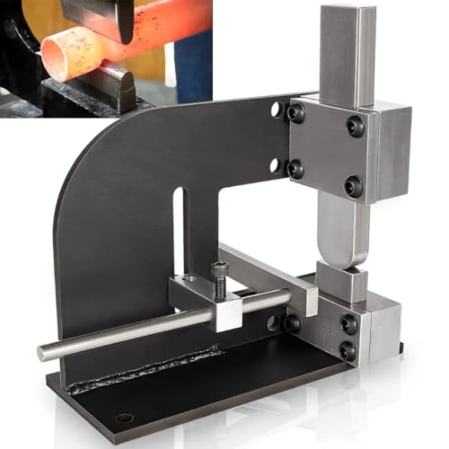 

Guillotine Tool Beginner Blacksmith Forge Wizard Blacksmith Tool Fuller Tool Cut off Tool with 2 sets of Guides and