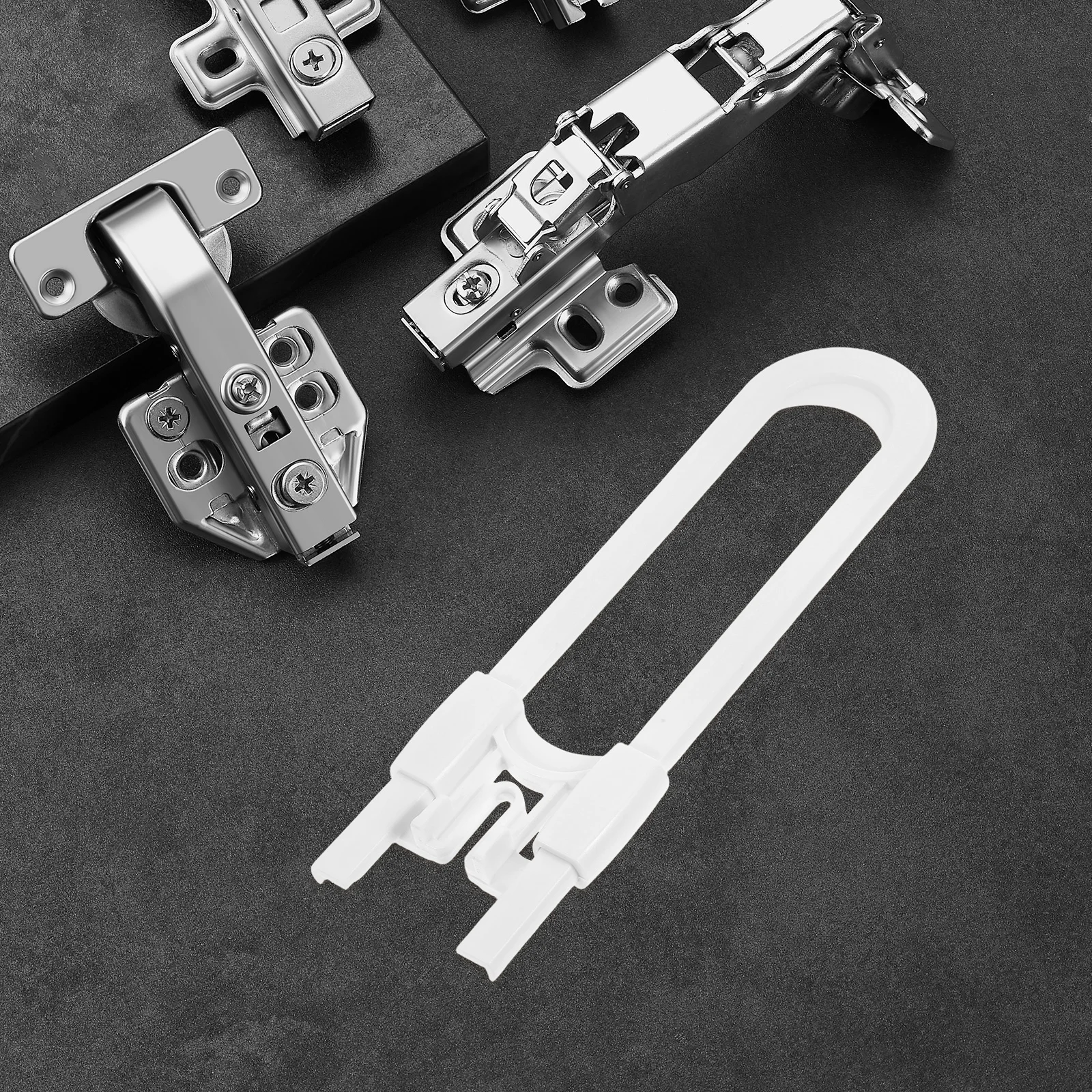 

6pcs Proof U-Shaped Adjustable Child Safety For Drawers Cupboards Fridges Doors Abs Material Anti-Pinch Kitchen Use