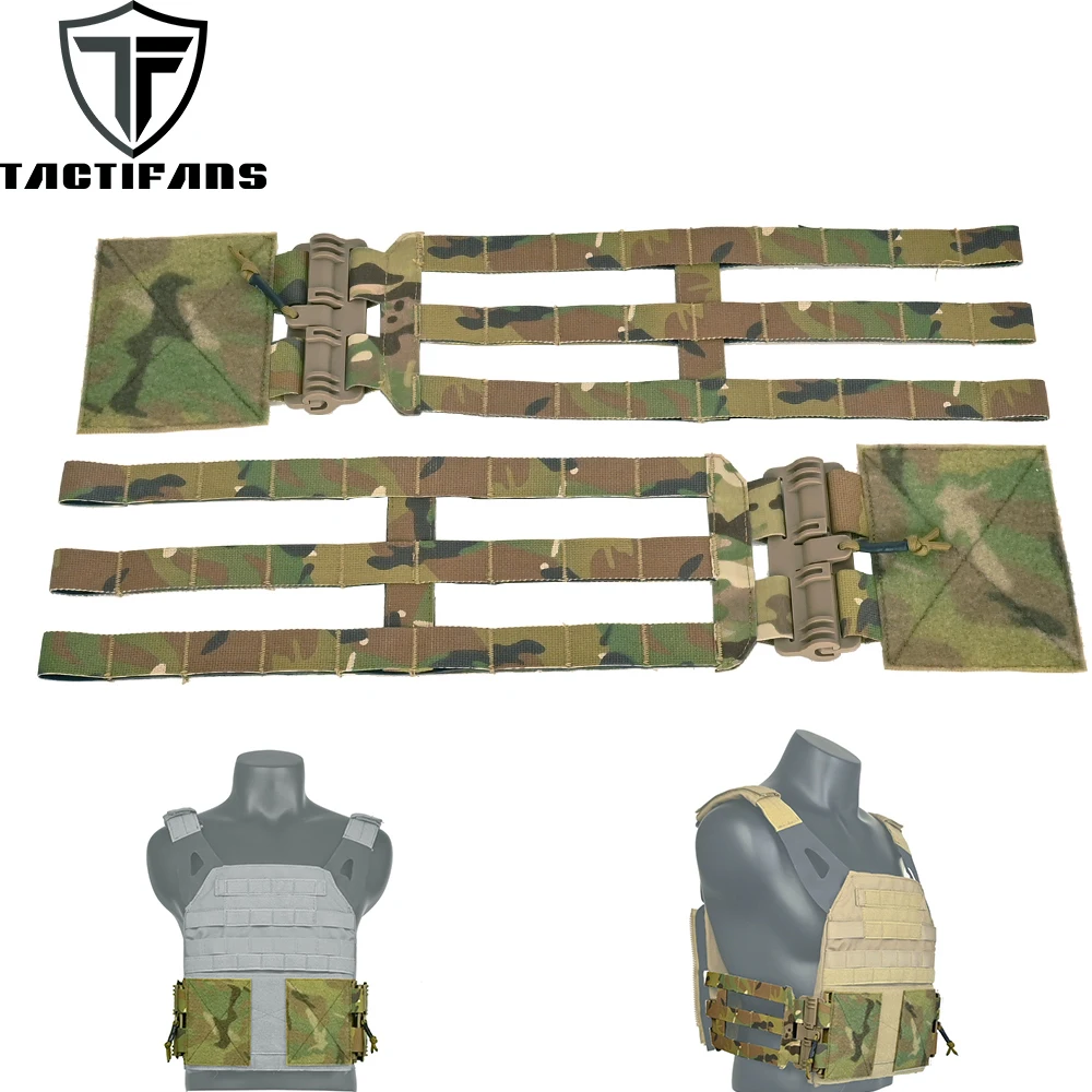 

Tactic Skeletal Cummerbund QR Buckle Set Kit 3 Band For JPC 420 419 XPC Airsoft Plate Carrier Strap Belt Hunting Vest Accessory