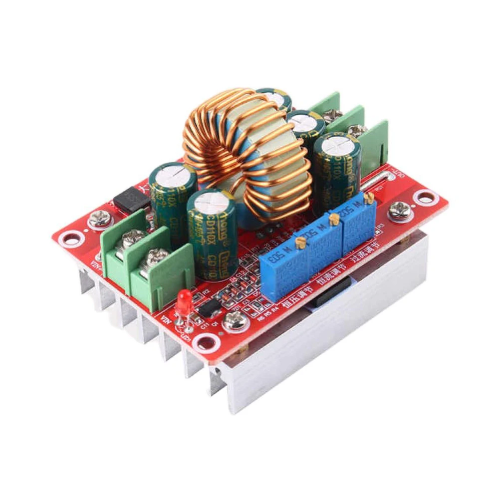 DC-DC 300W Buck Power Supply Module 12A Adjustable Constant Voltage Constant Current Lithium Battery Charging LED Drive Board