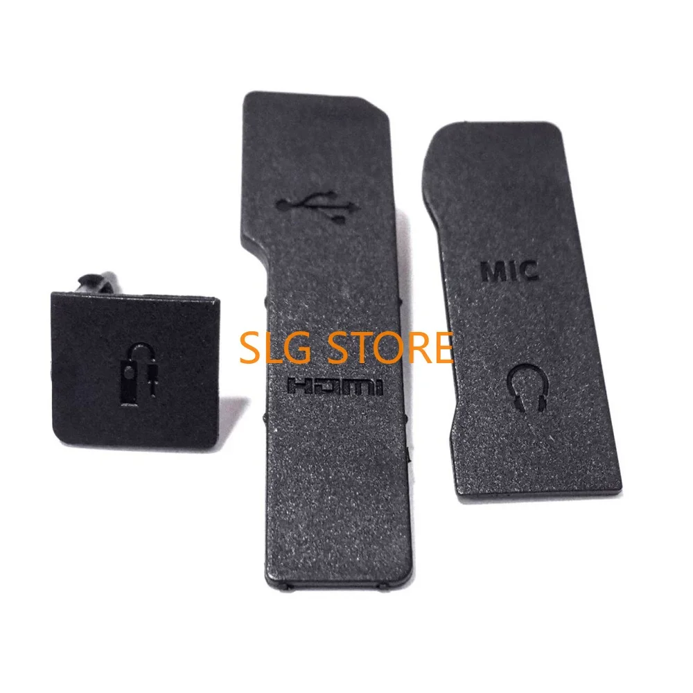 Baru Satu Set Tutup Antarmuka USB / AV OUT/ Penutup Karet Kompatibel dengan HDMI/MIC untuk Bagian Kamera Digital Canon EOS R6