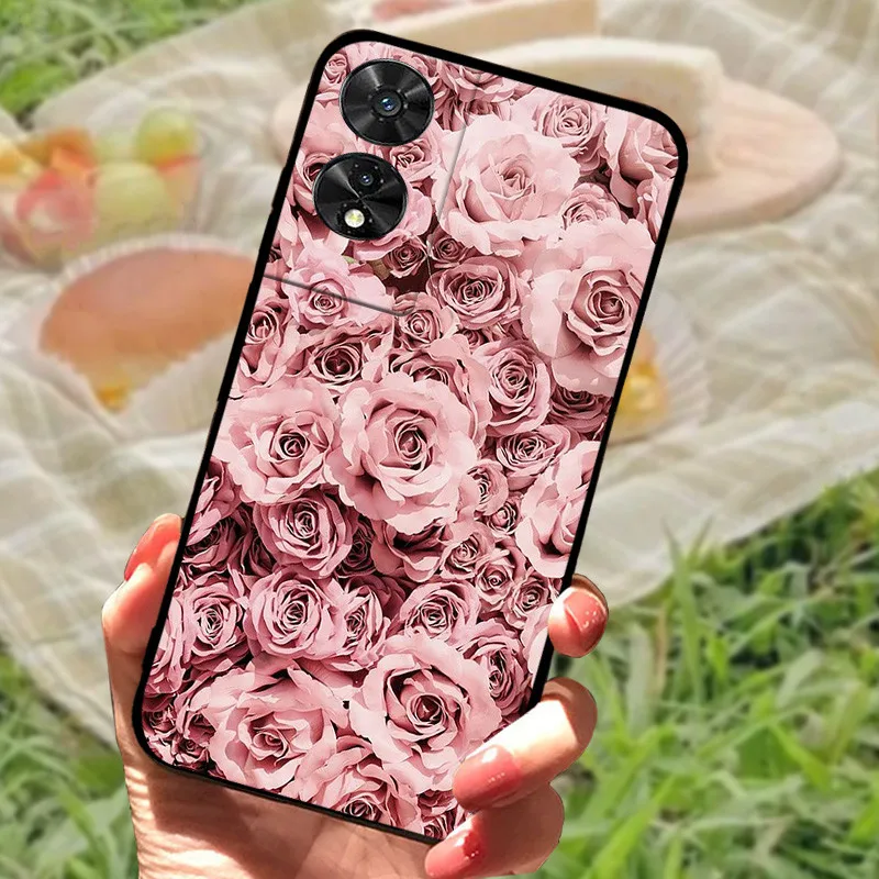 For TCL 505 Case Cover For TCL 50 SE Silicone Soft Marble Black Bumper Funda Coque for TCL 50 5G Full Protective TCL505 TCL50 SE