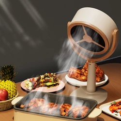 Desktop Range Hood Portable Extractor Exhaust Cooker Small Ventilator Suction For Smoking USB Home Kitchen Indoor BBQ Hot Pot
