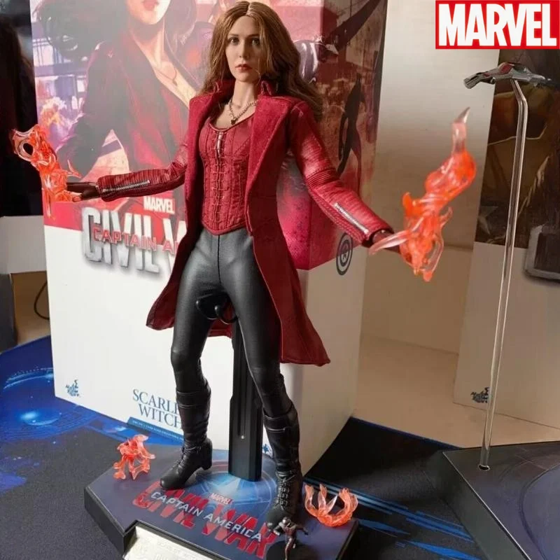 In Stock Hottoys Ht 1/6 Mms370 Captain America 3 Civil War Scarlet Witch 3.0 Action Figure Toy Gift Model Collection Hobbies