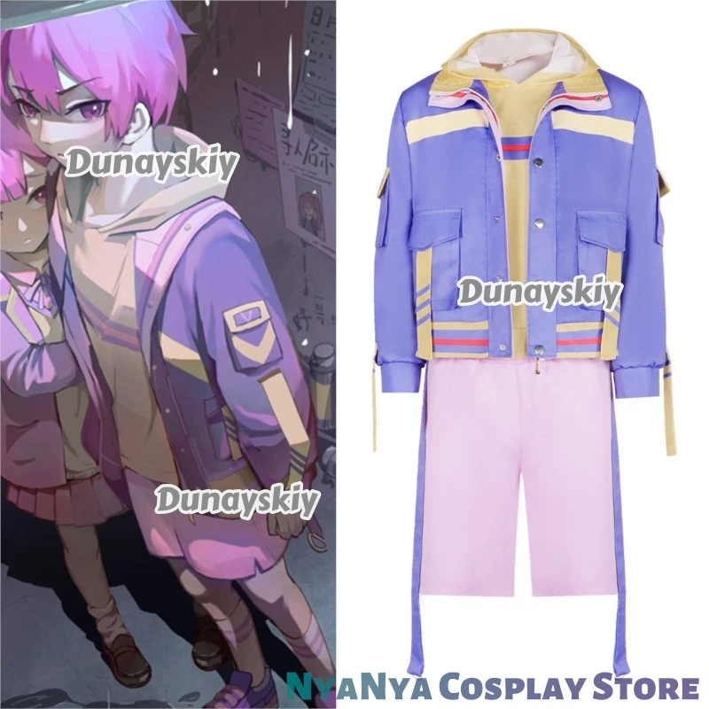 لينك انقر Siv Tianchen Li Cosplay disfraz ملابس رياضية كاجوال شخصية أنيمي الزي معطف هوديي شعر مستعار مجموعة موحدة حفلة الهالوين