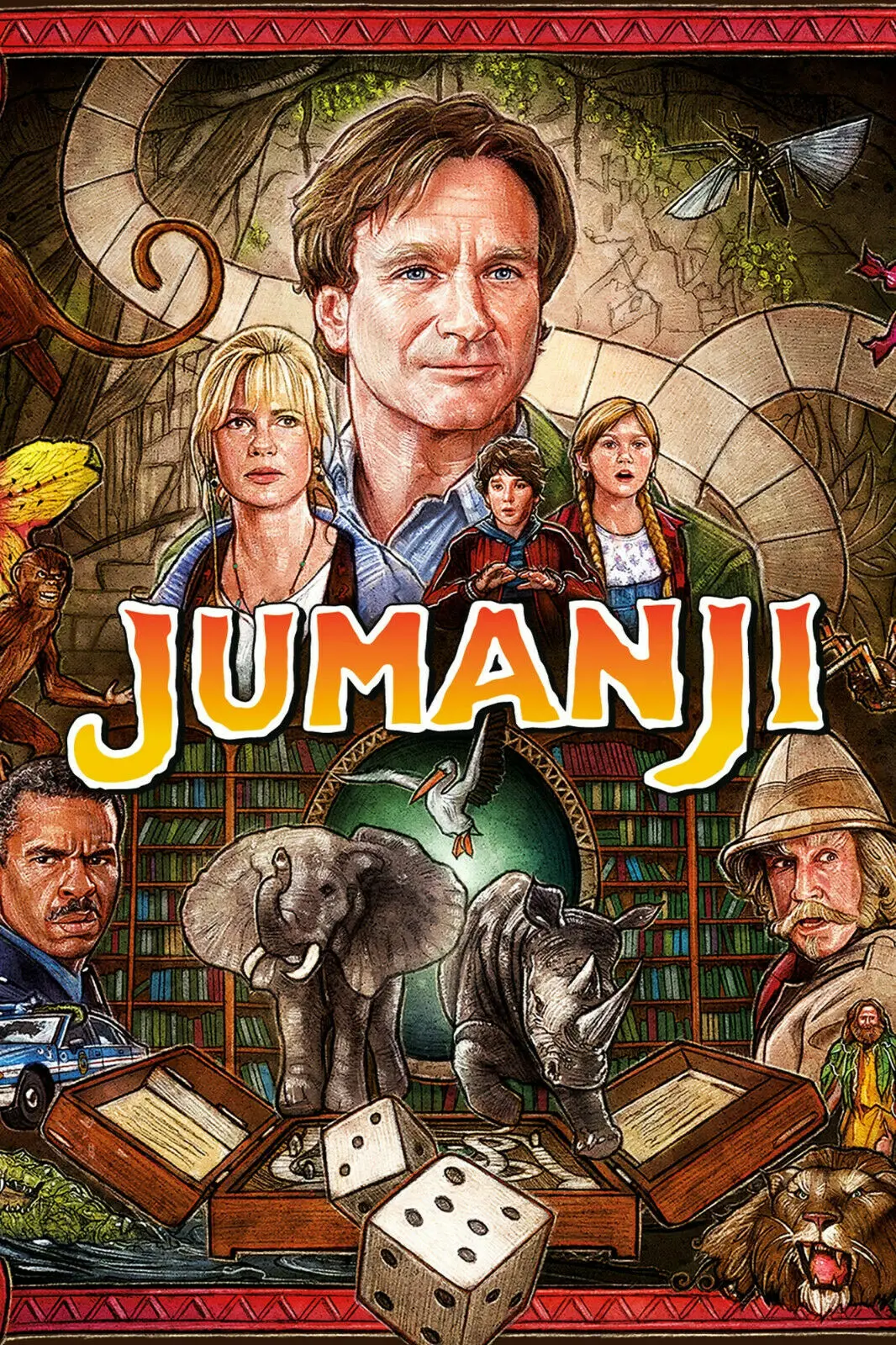 Jumanji Movie Art Print Silk Poster for Your Home Wall Decor 24x36inch