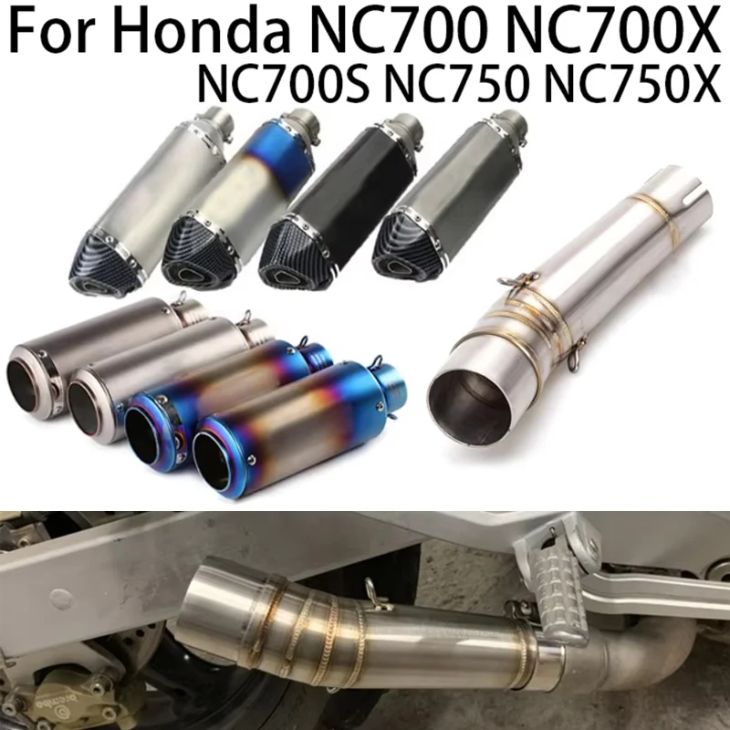 

Для мотоциклов Honda NC700 и NC750, выхлопная труба, задняя часть выхлопной системы, промежуточное соединение, глушитель, "DB Killer", труба из нержавеющей стали и система slip on.