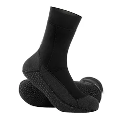 Winter Men Women 5mm CR Elastic Kevlar Neoprene Thermal Diving Socks Snorkeling Swimming Non-slip Wear-resistant Sandbeach Socks