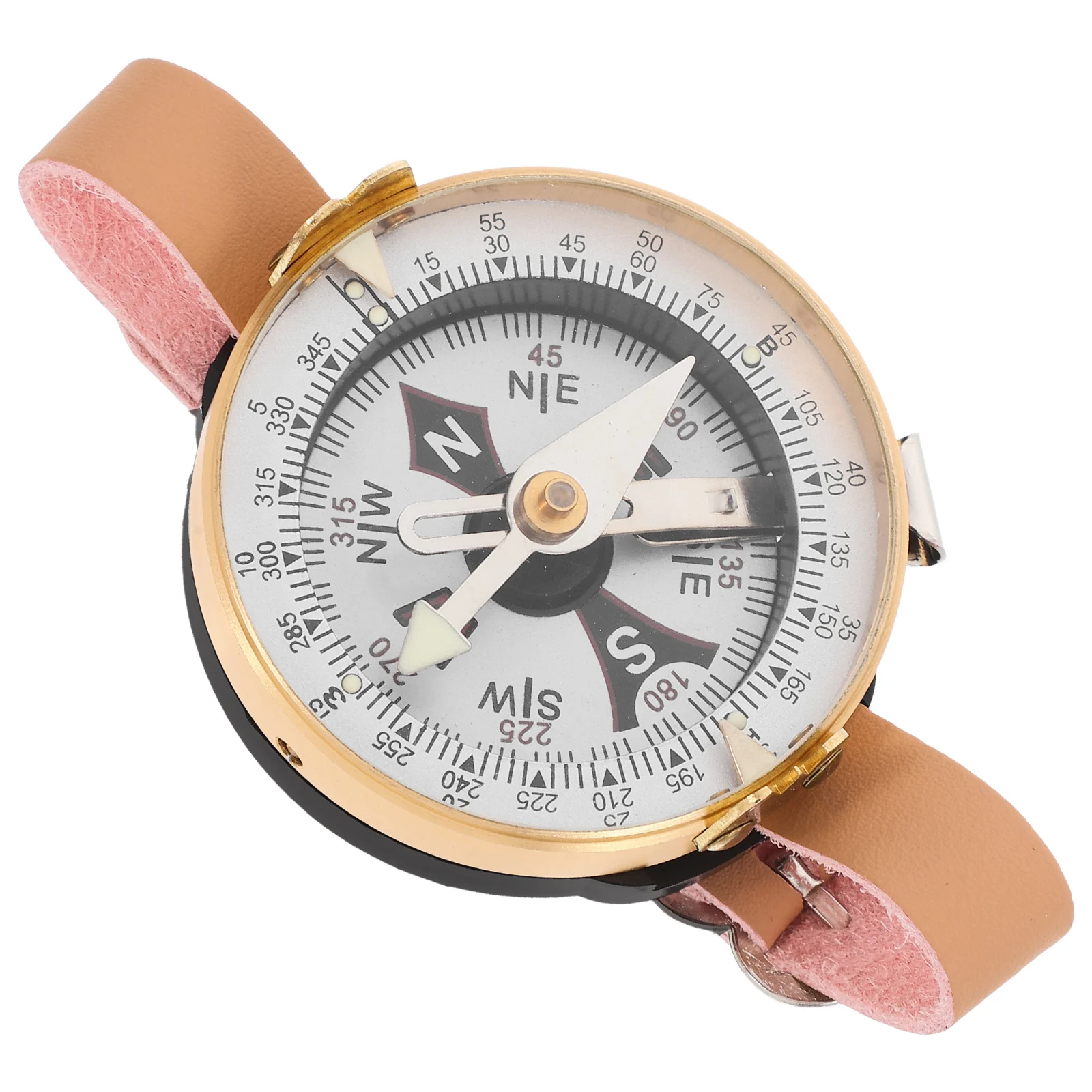 

Luminous Compass Russian Small Portable Hiking Camping Supplies Night Vision Outdoor Navigation Tool Gift Kids Family