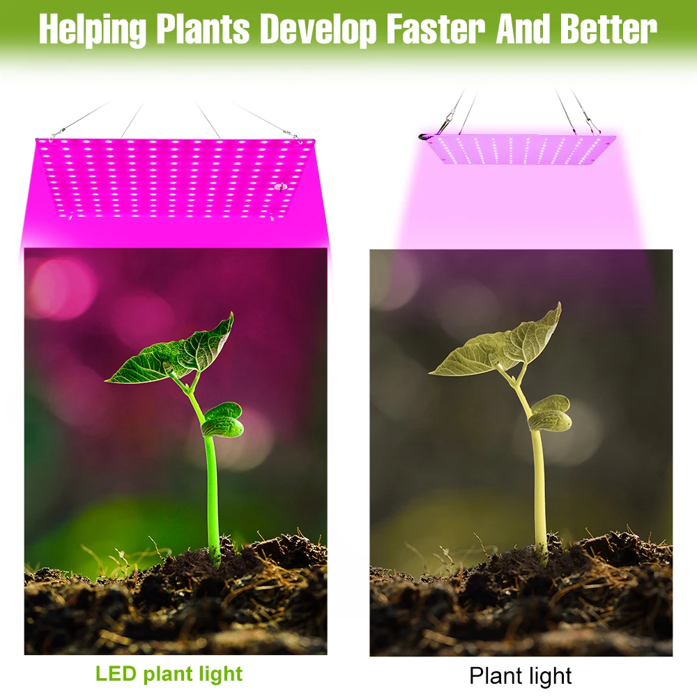 100 واط LED الطيف الكامل تنمو أضواء الكم مجلس زراعة مصباح الولايات المتحدة/الاتحاد الأوروبي التوصيل للداخلية الفاكهة الدفيئة خيمة الشتلة الخضروات