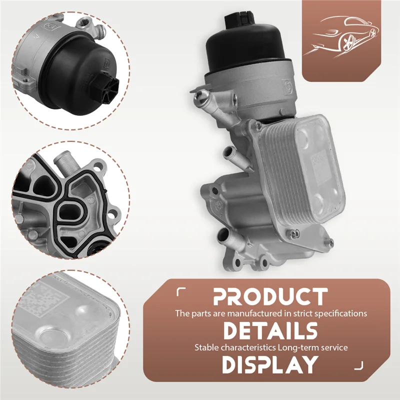 

AB96-1.6T Oil Filter Bracket 9806506180 For Citroen C5 C6 C4L 3008 4008 5008 408 508 DS5 DS6 Fengshen A