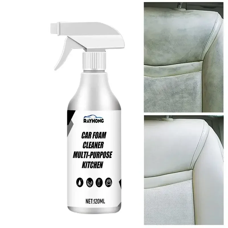 Car Foam Cleaner Spray Car Interior Leather Refurbishment Seat Spray Foam Cleaner Multifunctional Foam Cleaner For Auto Supplies