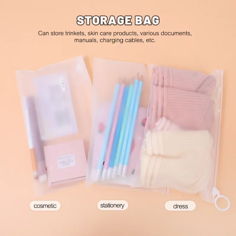 10/20Pcs Transparent with Pull Tab Bag Underwear Panties Sock Packaging Supplies Cosmetic Storage Bags With Air Hole Resealable