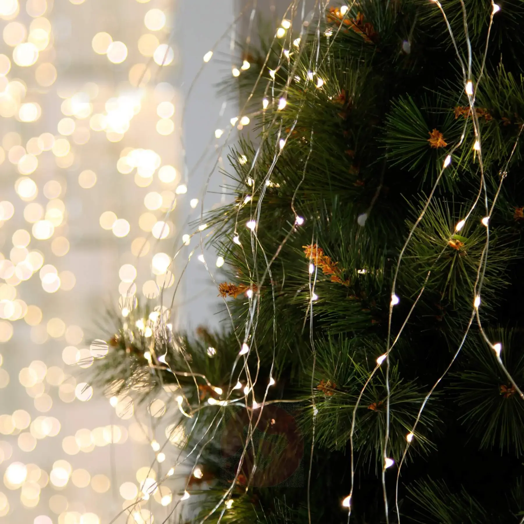 Halloween Fairy String Lights 600 LED Purple Waterfall Lights for Christmas Curtain Outdoor Tree Garlands Holiday Wedding Party