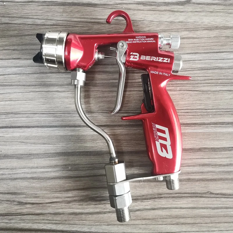 Air-assisted Airless Hing-pressure Spray Gun,Mach3 Pistola Manuale/Manual Spray Gun,Maximum Working Fluid Pressure 200bar