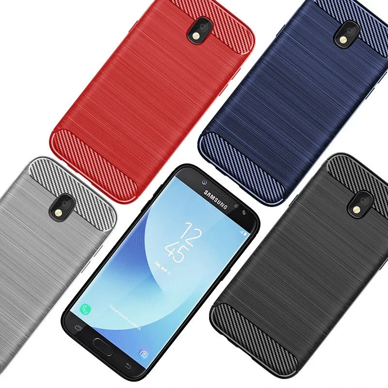 Case For Samsung Galaxy J5 2017 Case Silicone TPU Shockproof Carbon Cover for Samsung Galaxy J5 Pro 2017 J530 J530F Funda Capa