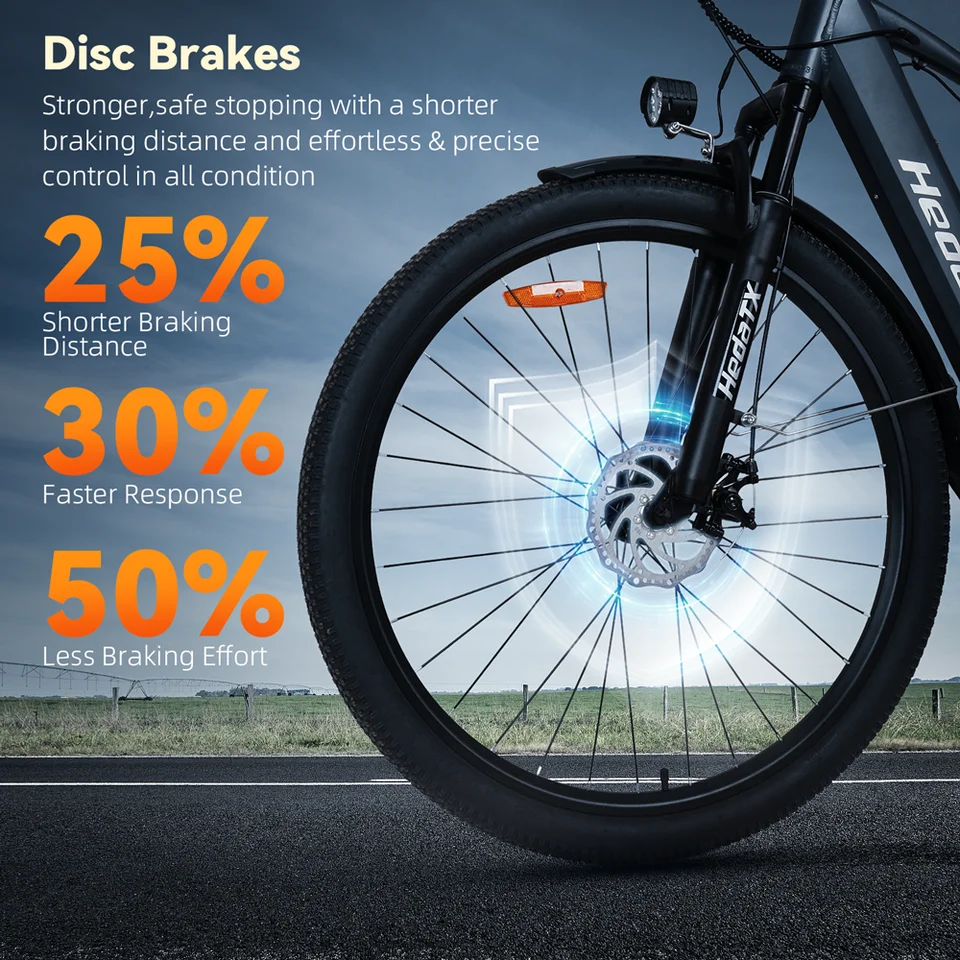 Electric bicycle Hedatx TX1 Adult 1000W 48V16Ah Battery 80km Range Electric Bike 29 Inch All Terrain Tire Mountain Ebike 50 Km/h image 5
