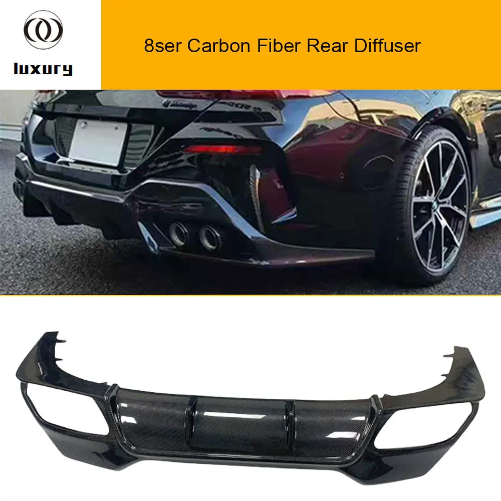 

840i 850i Carbon Fiber Rear Bumper Splitter Diffuser for BMW G14 G15 G16 840 850 M Sports 2019up