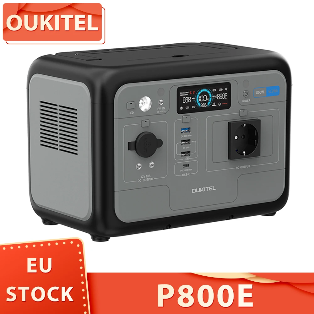 OUKITEL P800E: La Estación de Energía Portátil que Cambió Mi Experiencia en Viajes al Aire Libre