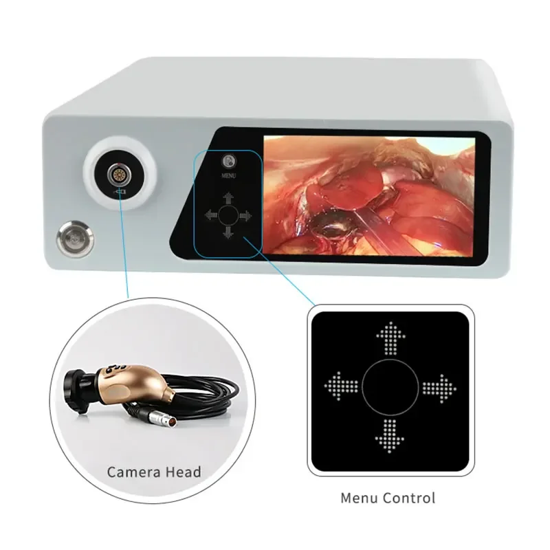 Endoscopy Laparoscopy with Laparoscope Tower Complete System Endoscope Ca-me-ra with Light Source