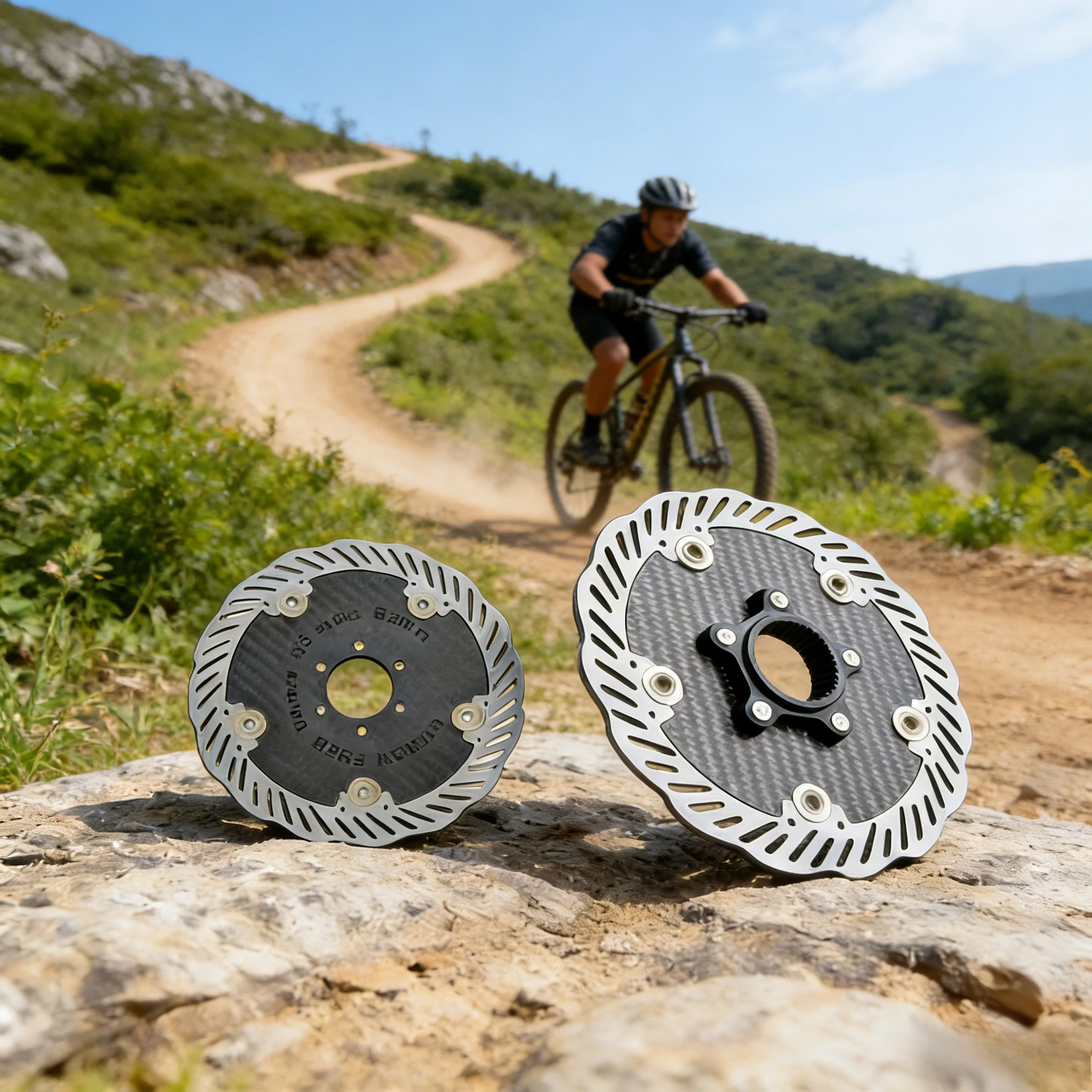 

High-Performance Carbon Fiber MTB Brake Rotor | 140/160mm Centerlock Floating Disc