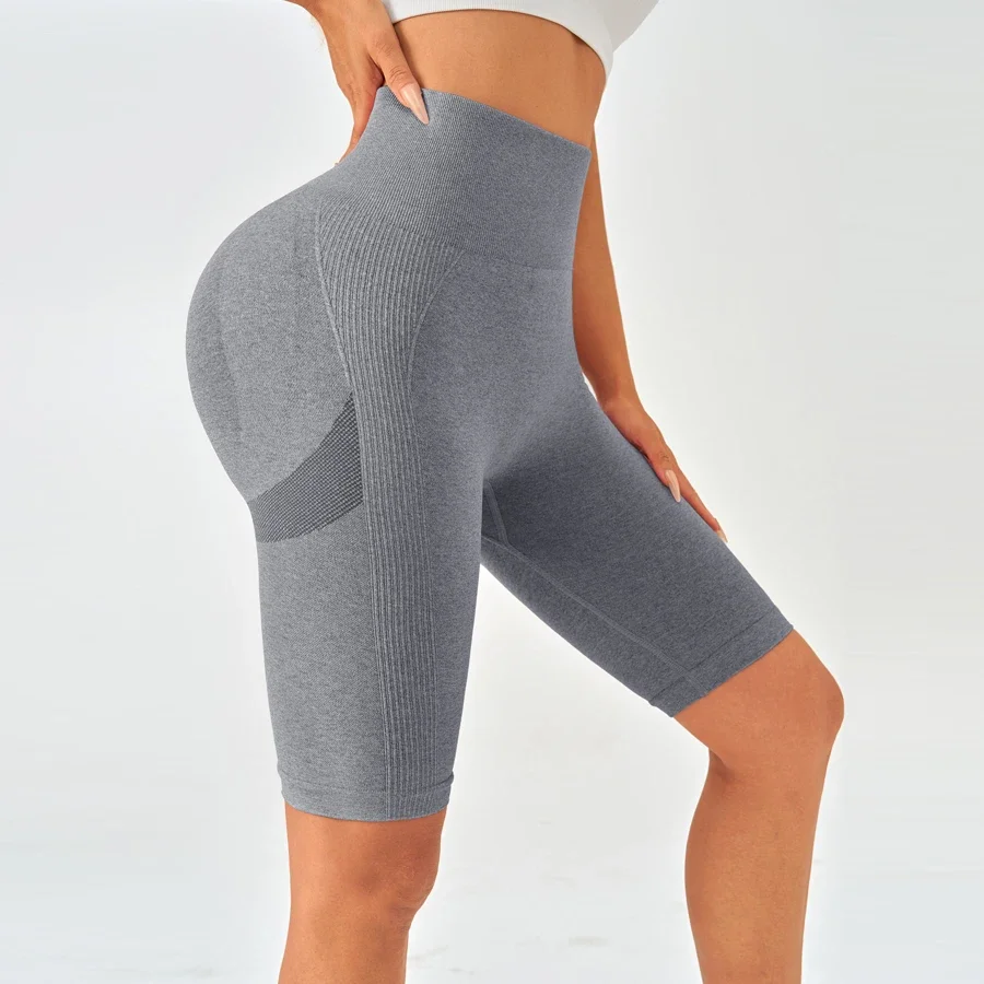 女性スポーツレギンススポーツウェア女性ジムレギンスシームレスヨガショーツ w/おなかコントロール女性のショーツフィットネス女性服