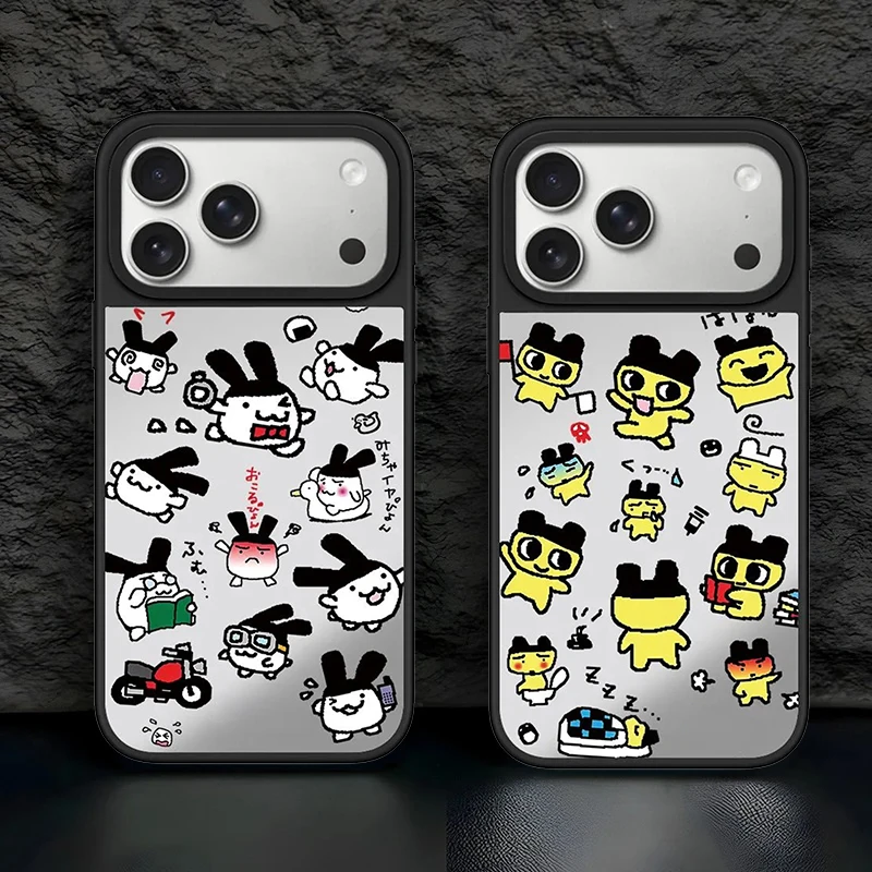 608283 Mirror Surface Magnetic Phone Case Cover for IPhone 12 13 14 15 16 17 18 Pro Max Case