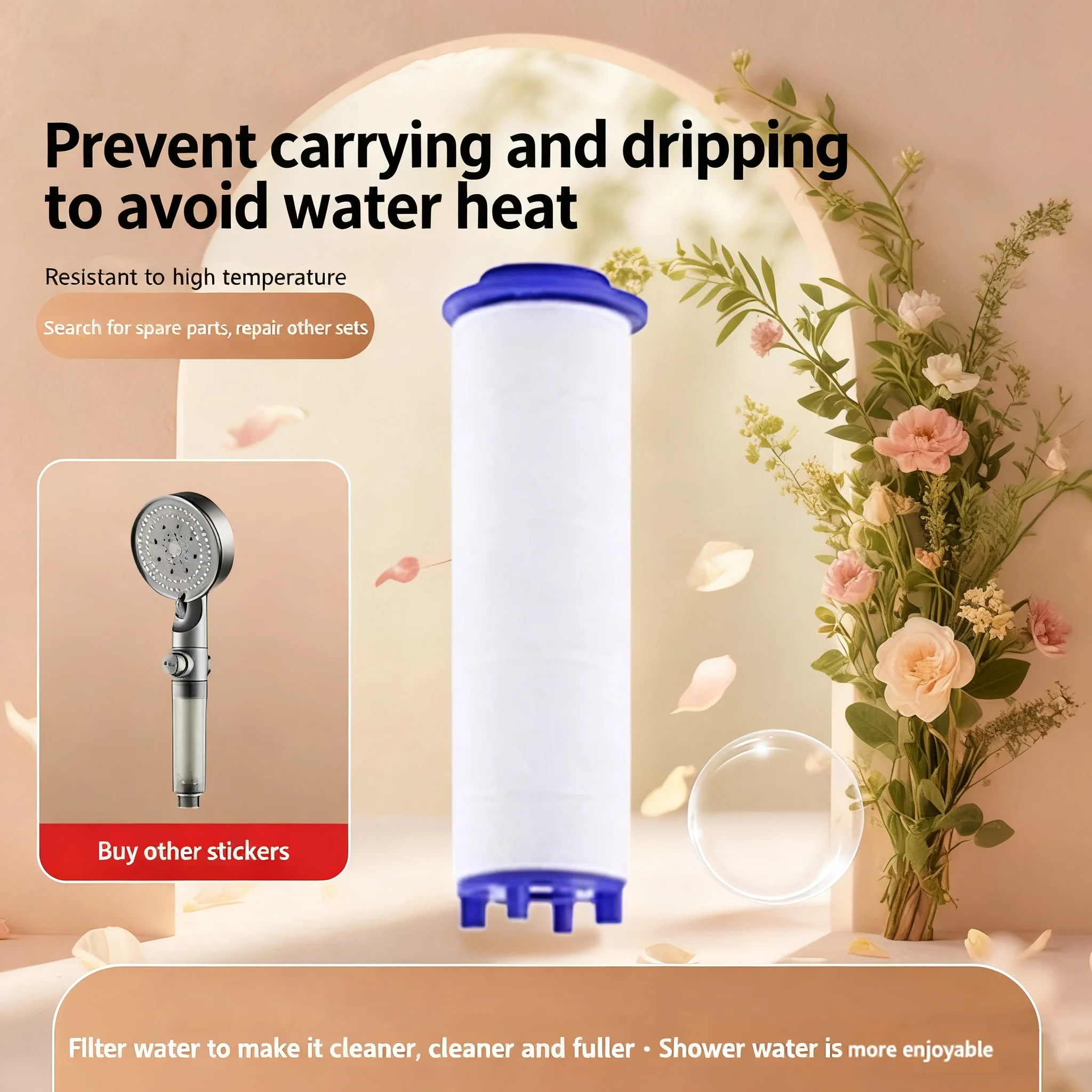 5/10PCS Shower Filter Increase - Shower Valve Cartridge recension och pris