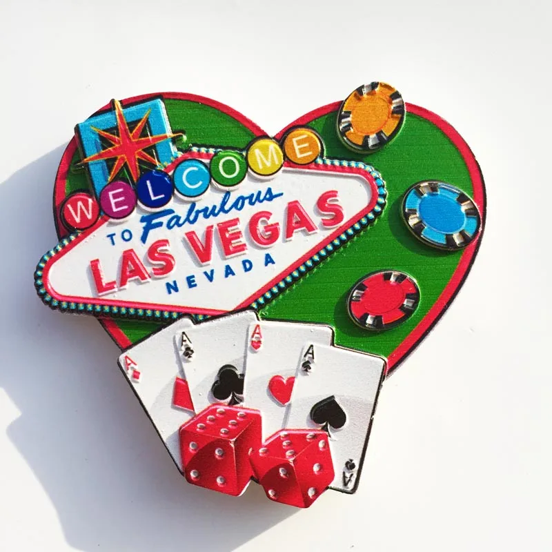 America Tourism Souvenirs Fridge Magnets United States Las Vegas Travelling Fridge Stickers Home Decor Wedding Gifts