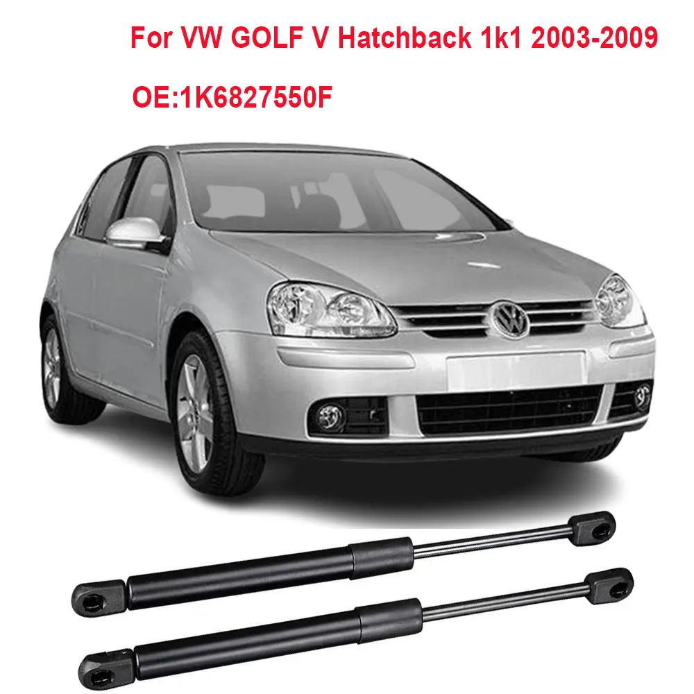 2PCS Rear Tailgate Boot Trunk Gas Spring Struts For VW GOLF V Hatchback 1k1 2003 2004-2009