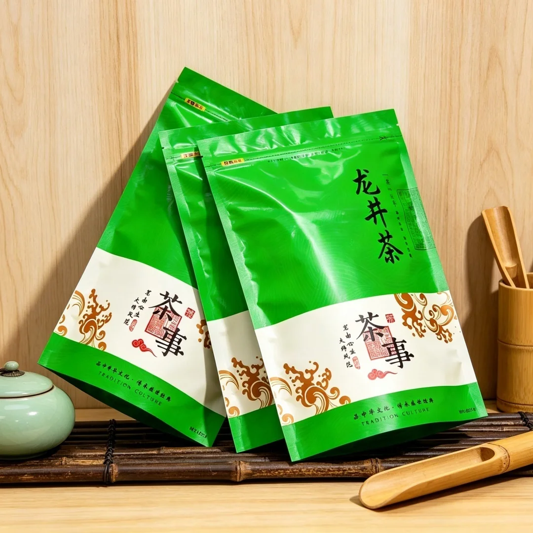 250g Milk Oolong Tea Zipper Bag Yun Wu Huangshan Maofeng Tea Seal Bag Huoshan Huangya Pu Er Resin Liuan Guapian Tea Package Bag